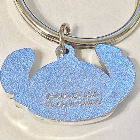 Vintage Disney Rhinestone Stitch Keychain Zipper Pull Purse Bag Charm Aulani - Picture 5 of 10
